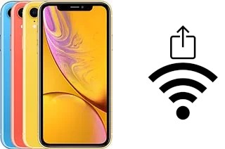 Cómo compartir la contraseña Wifi desde un Apple iPhone XR sin escribirla