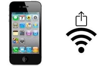 Cómo compartir la contraseña Wifi desde un Apple iPhone 4 CDMA sin escribirla