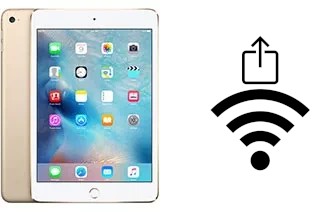 Cómo compartir la contraseña Wifi desde un Apple iPad mini 4 sin escribirla