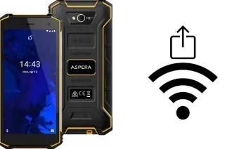 Generar QR con la clave Wifi en un Aspera R9