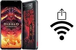 Generar QR con la clave Wifi en un Asus ROG Phone 6 Diablo Immortal Edition