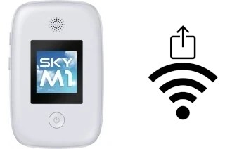 Generar QR con la clave Wifi en un Cloud Mobile Sky M1