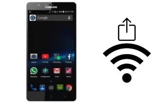 Generar QR con la clave Wifi en un Coradir CS500 Classic