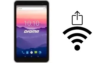 Generar QR con la clave Wifi en un Digma Optima 7018N 4G