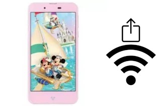 Generar QR con la clave Wifi en un Disney Mobile DM-01J