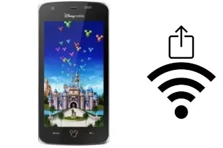 Generar QR con la clave Wifi en un Disney Mobile DM001C Mickey