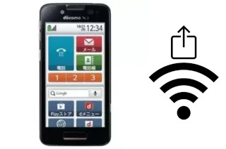 Generar QR con la clave Wifi en un DoCoMo F-09E