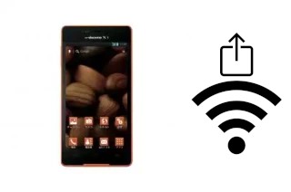 Generar QR con la clave Wifi en un DoCoMo L-02E