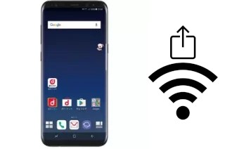 Generar QR con la clave Wifi en un DoCoMo SC-03J