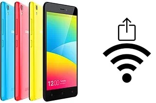 Generar QR con la clave Wifi en un Gionee Pioneer P5W