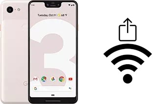 Generar QR con la clave Wifi en un Google Pixel 3 XL