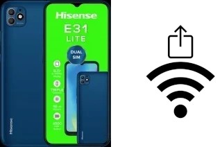 Cómo generar un código QR con la contraseña Wifi en un HiSense E31 LITE