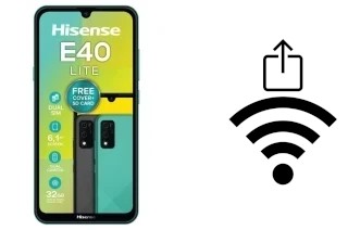 Cómo generar un código QR con la contraseña Wifi en un HiSense E40 LITE