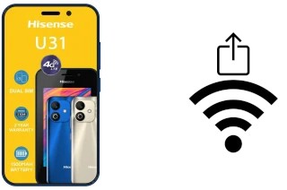 Generar QR con la clave Wifi en un HiSense U31