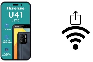 Generar QR con la clave Wifi en un HiSense U41 Lite