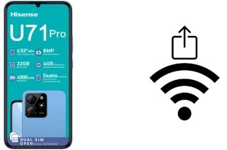 Generar QR con la clave Wifi en un HiSense U71 Pro