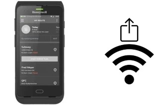 Generar QR con la clave Wifi en un Honeywell CT40