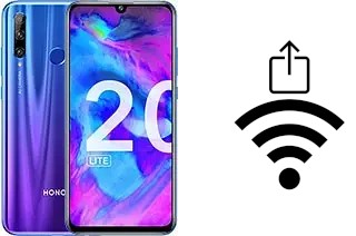 Generar QR con la clave Wifi en un Honor 20 lite