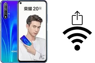 Generar QR con la clave Wifi en un Honor 20S