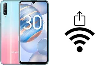 Cómo generar un código QR con la contraseña Wifi en un Honor 30i