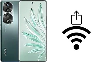 Generar QR con la clave Wifi en un Honor 70 Pro+