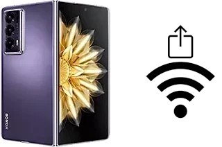 Generar QR con la clave Wifi en un Honor Magic V2