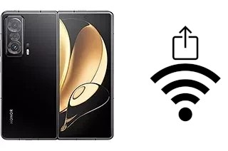 Generar QR con la clave Wifi en un Honor Magic V