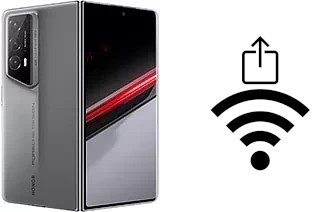 Generar QR con la clave Wifi en un Honor Magic V2 RSR Porsche Design