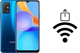 Cómo generar un código QR con la contraseña Wifi en un Honor Play 5T Youth