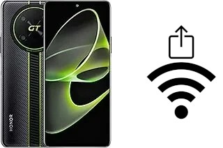 Cómo generar un código QR con la contraseña Wifi en un Honor X40 GT