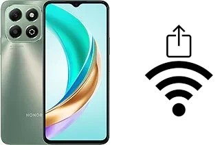 Cómo generar un código QR con la contraseña Wifi en un Honor X6b