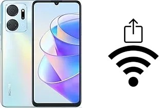 Generar QR con la clave Wifi en un Honor X7a