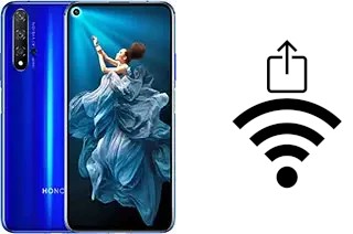 Generar QR con la clave Wifi en un Honor 20