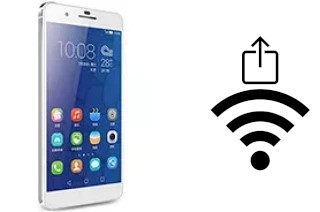 Generar QR con la clave Wifi en un Honor 6 Plus