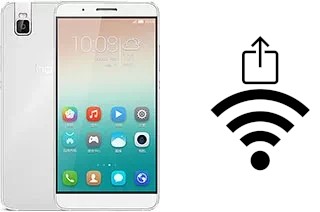 Generar QR con la clave Wifi en un Honor 7i