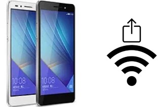 Generar QR con la clave Wifi en un Honor 7