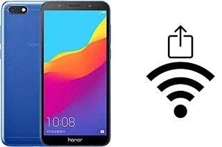 Generar QR con la clave Wifi en un Honor 7S