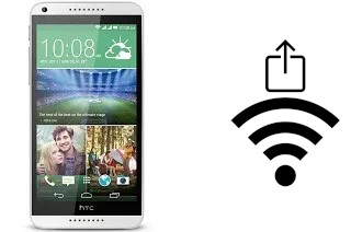 Generar QR con la clave Wifi en un HTC Desire 816G dual sim