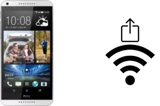 Generar QR con la clave Wifi en un HTC Desire 816 Dual