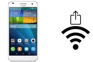 Generar QR con la clave Wifi en un Huawei Ascend G7