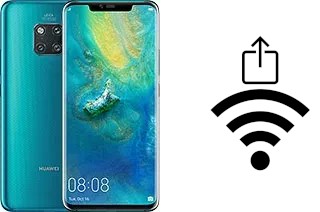 Generar QR con la clave Wifi en un Huawei Mate 20 Pro