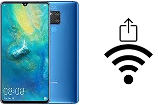 Generar QR con la clave Wifi en un Huawei Mate 20 X