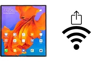 Generar QR con la clave Wifi en un Huawei Mate X