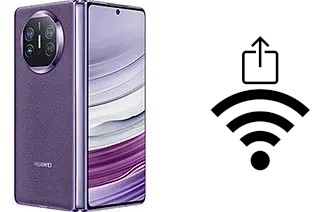 Generar QR con la clave Wifi en un Huawei Mate X5