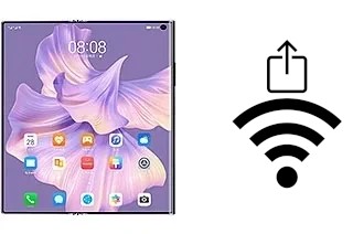 Generar QR con la clave Wifi en un Huawei Mate Xs 2