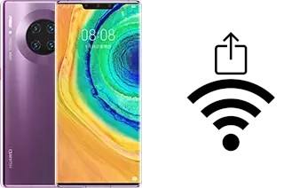 Cómo generar un código QR con la contraseña Wifi en un Huawei Mate 30 Pro