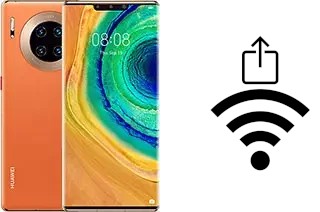 Generar QR con la clave Wifi en un Huawei Mate 30 Pro 5G