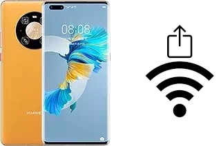 Generar QR con la clave Wifi en un Huawei Mate 40 Pro