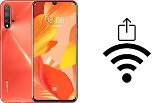 Generar QR con la clave Wifi en un Huawei nova 5 Pro