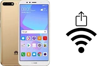 Generar QR con la clave Wifi en un Huawei Y6 (2018)